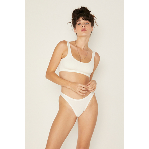 Bamboo Bikini Brief - Cream