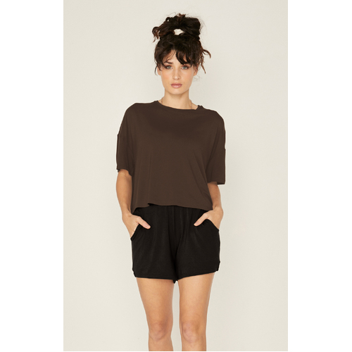 Bamboo Lounge Tee - Cocoa