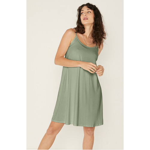 Bamboo Swing Dress - Eucalyptus