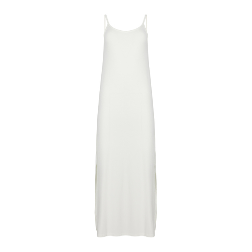 Bamboo Maxi Slip Dress - Cream