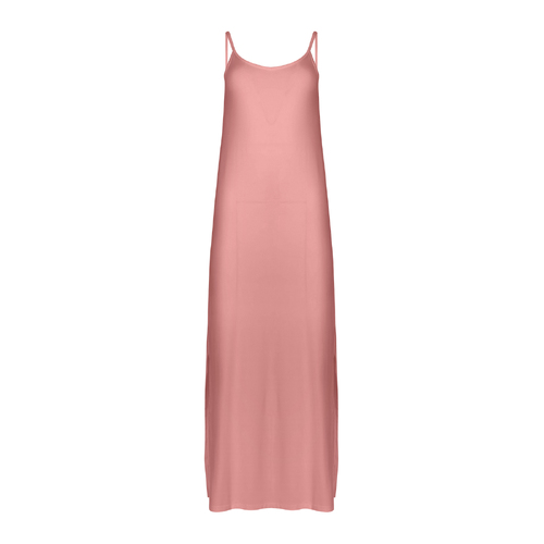 Bamboo Maxi Slip Dress - Pink Clay