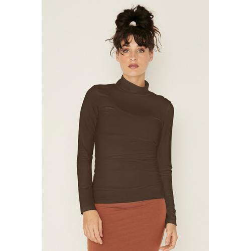 Bamboo Fitted Skivvy 2.0 - Cocoa