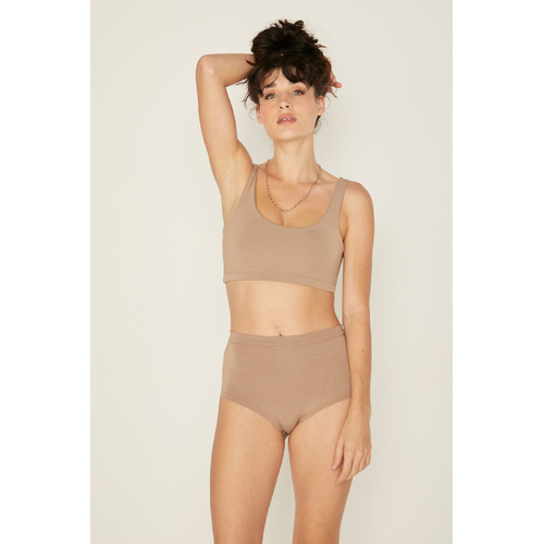 Bamboo Bridgette Jones Knickers - Caramel