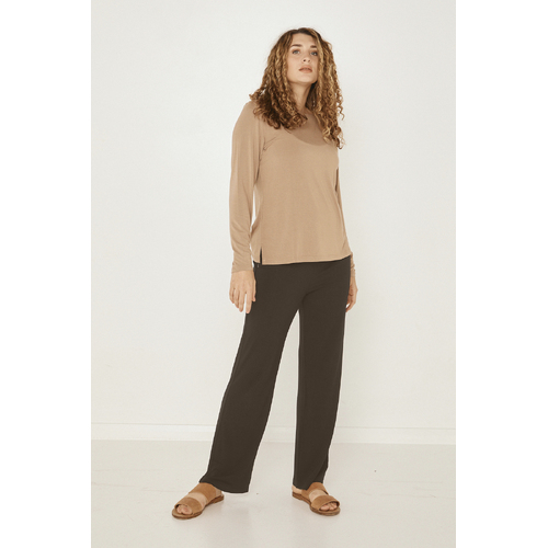 Bamboo Straight Leg Pant 2.0 - Cocoa