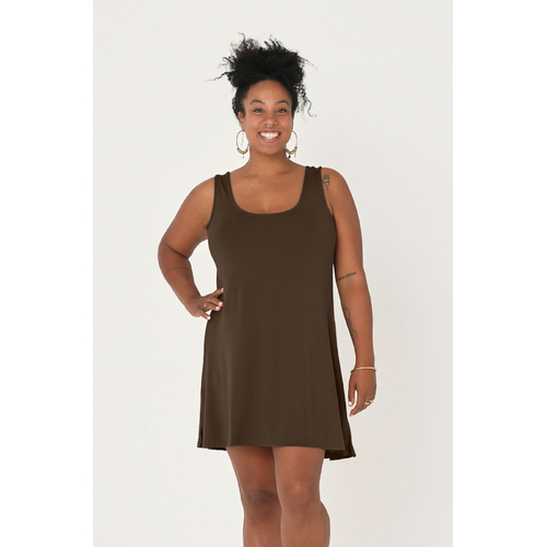 Bamboo Sleeveless Tunic - Cocoa