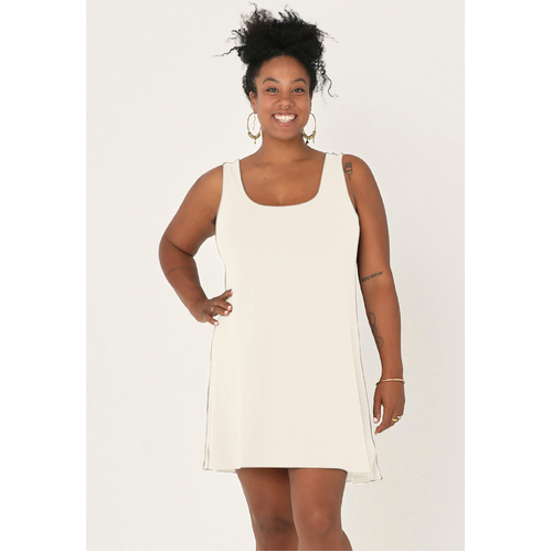 Bamboo Sleeveless Tunic - Cream