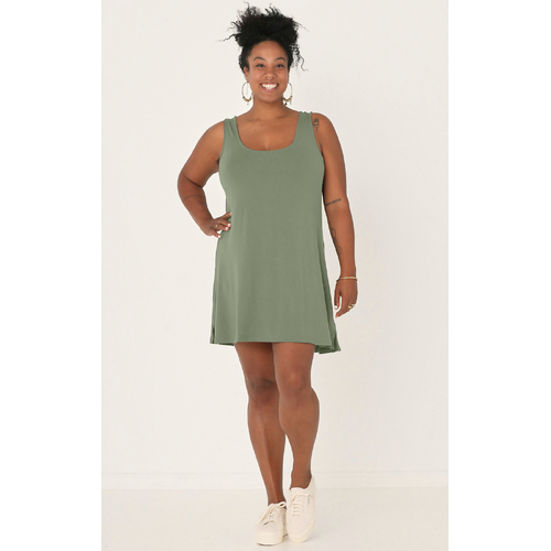 Bamboo Sleeveless Tunic - Eucalyptus