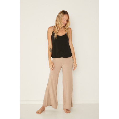 Bamboo Palazzo Pant 2.0 - Caramel