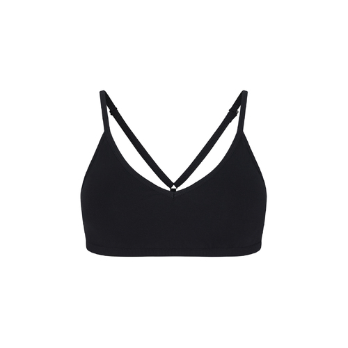 Bamboo Yoga V Bralette - Black