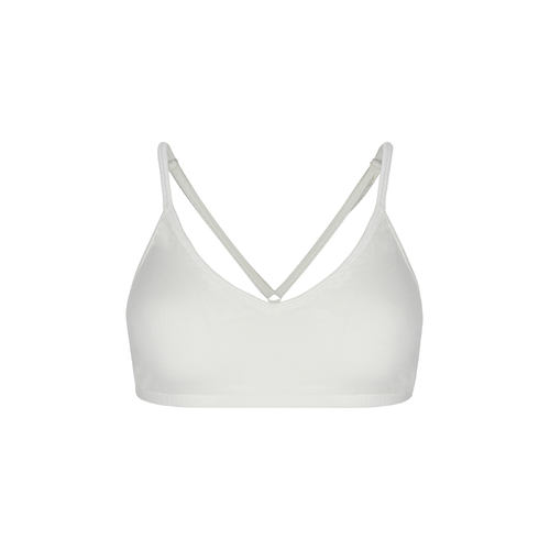 Bamboo Yoga V Bralette - Cream