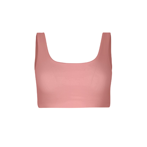 Bamboo Reversible Bra - Pink Clay