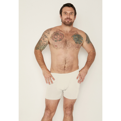 Bamboo Men's Boxers - Cream