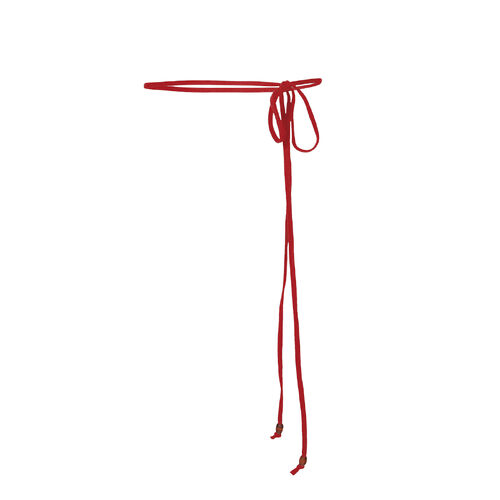 Bamboo String Belt - Chili Pepper