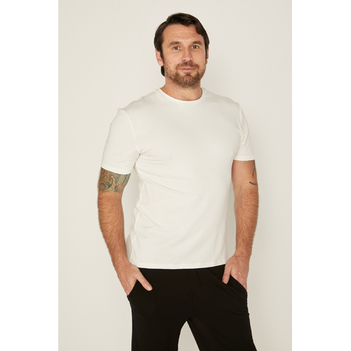 Bamboo Men's T-Shirt - Cream