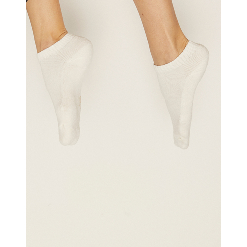 Bamboo Ankle Socks - White