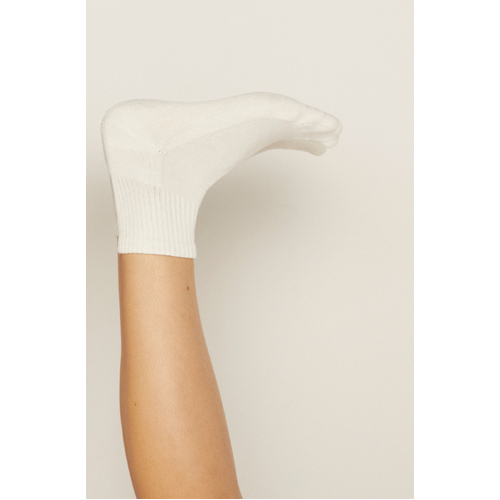 Bamboo Crew Socks - White