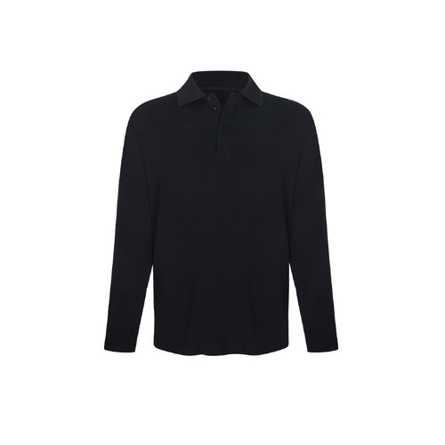 Men's L/S Polo Shirt - Black