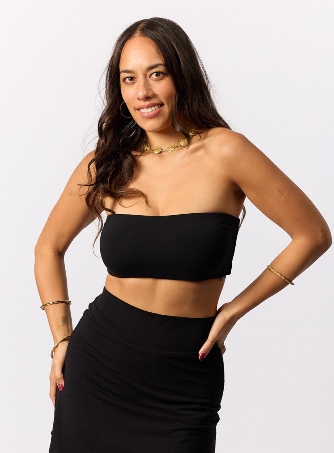 Bamboo Boob Tube - Black