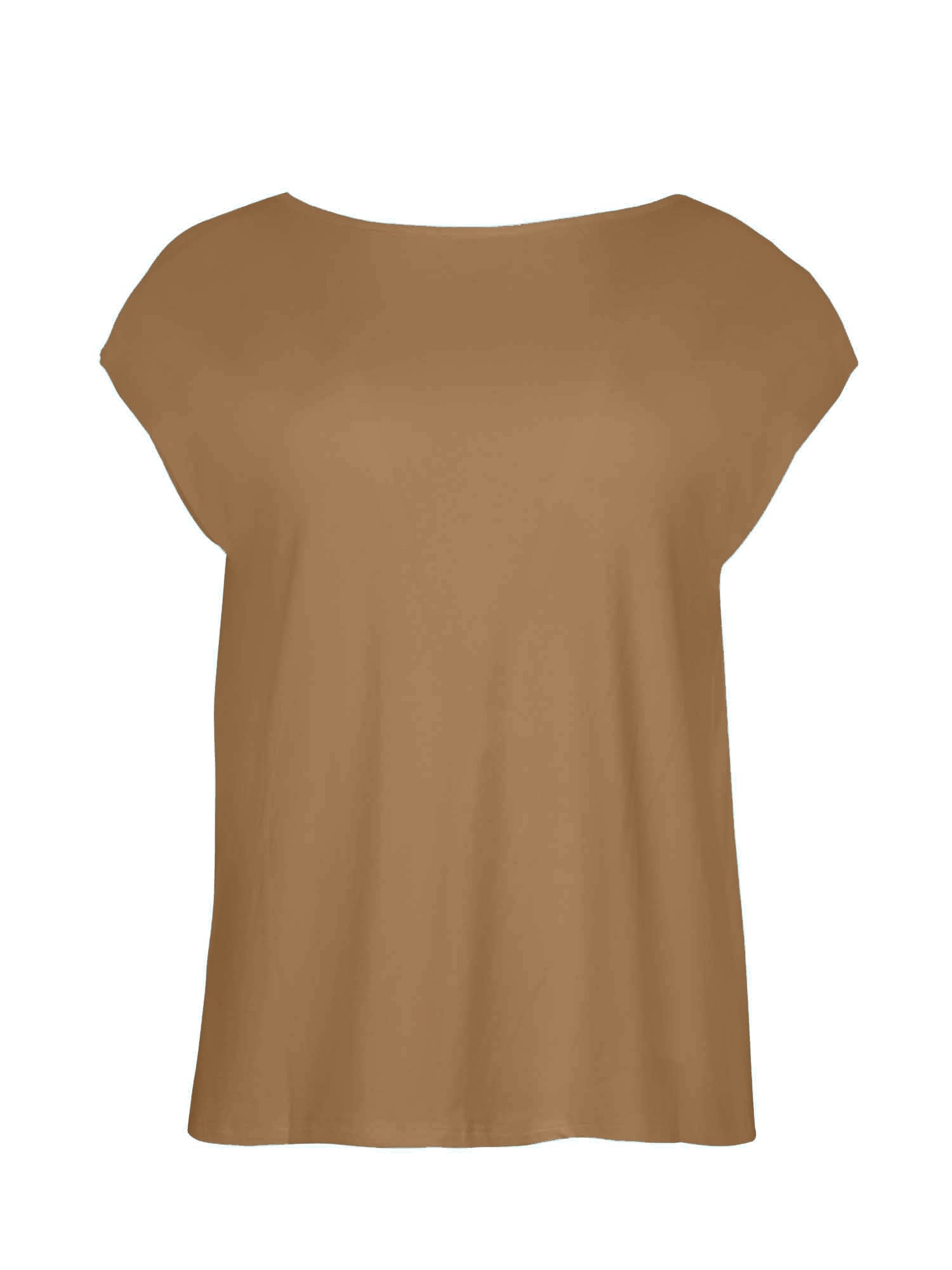 Bamboo Boxy T-Shirt - Toffee