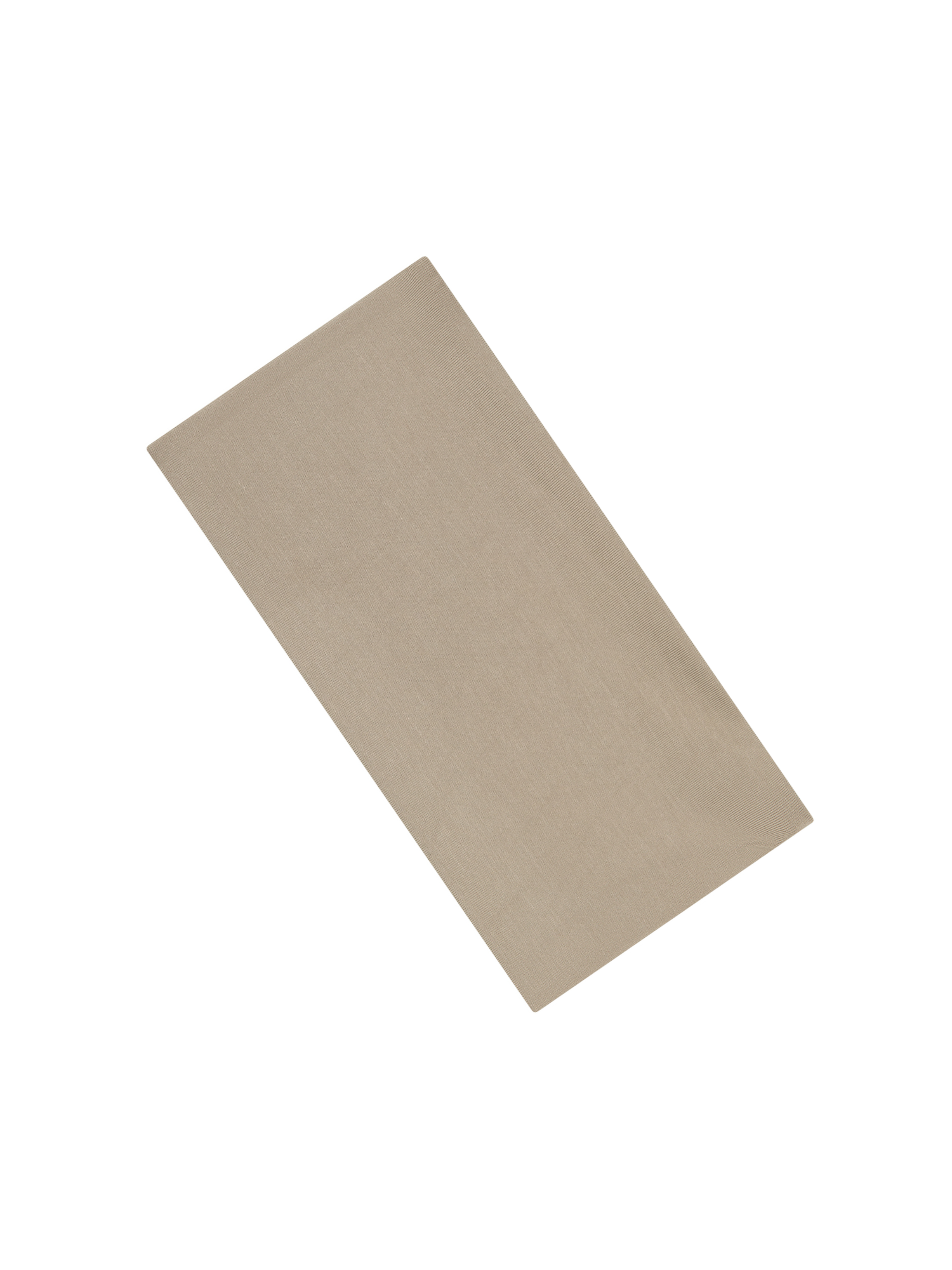 Caramel beige bamboo fabric headband on a white background