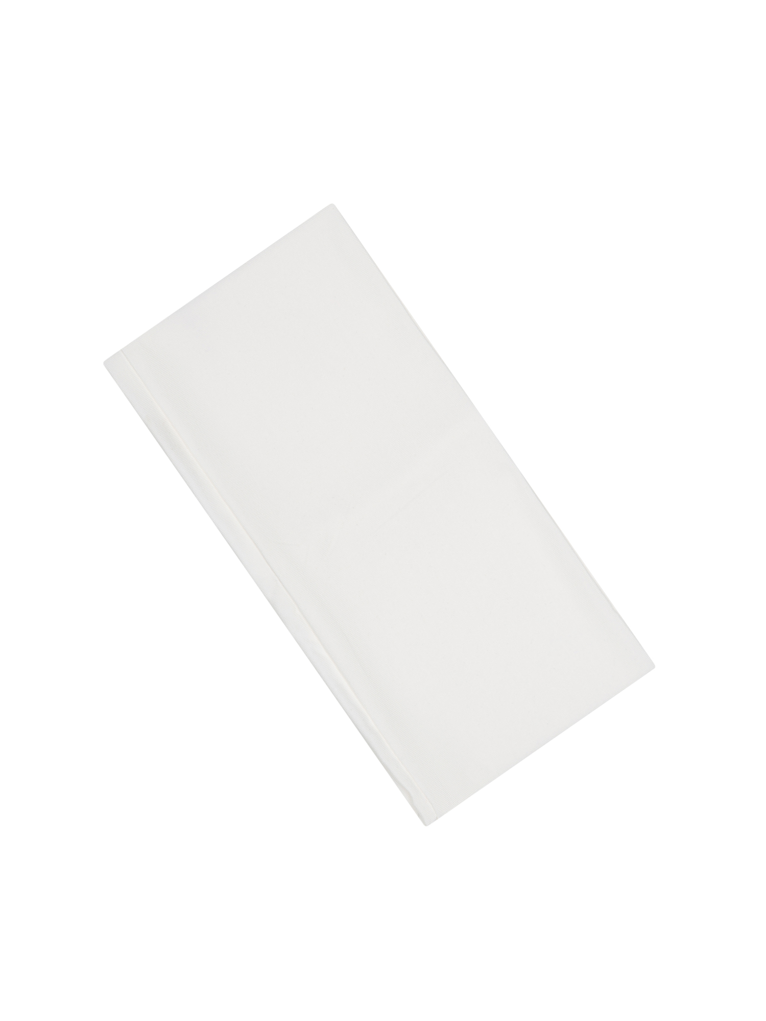 Cream bamboo fabric headband on a white background