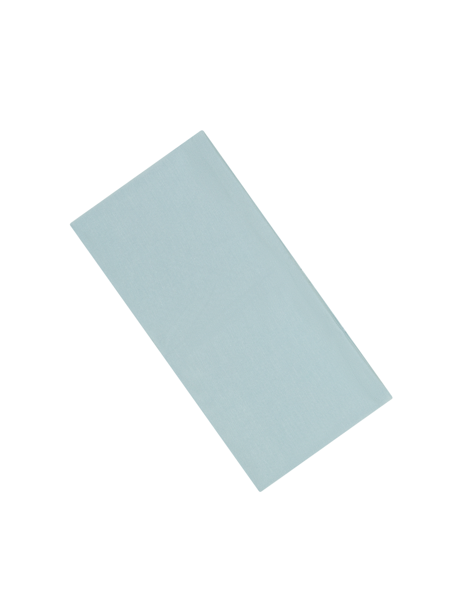 Light topaz blue bamboo fabric headband on a white background