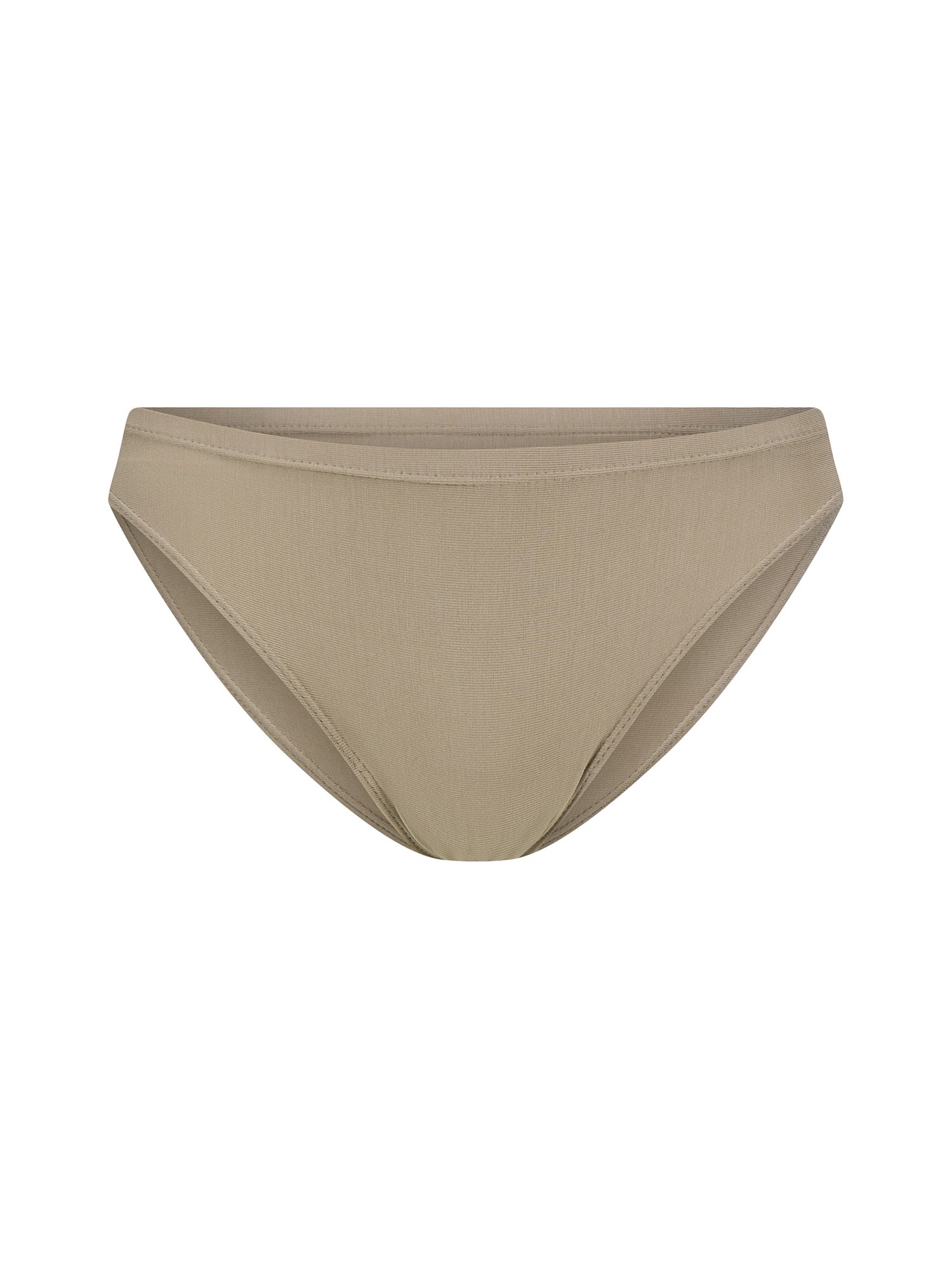 Bamboo caramel nude bikini bottom on a white background