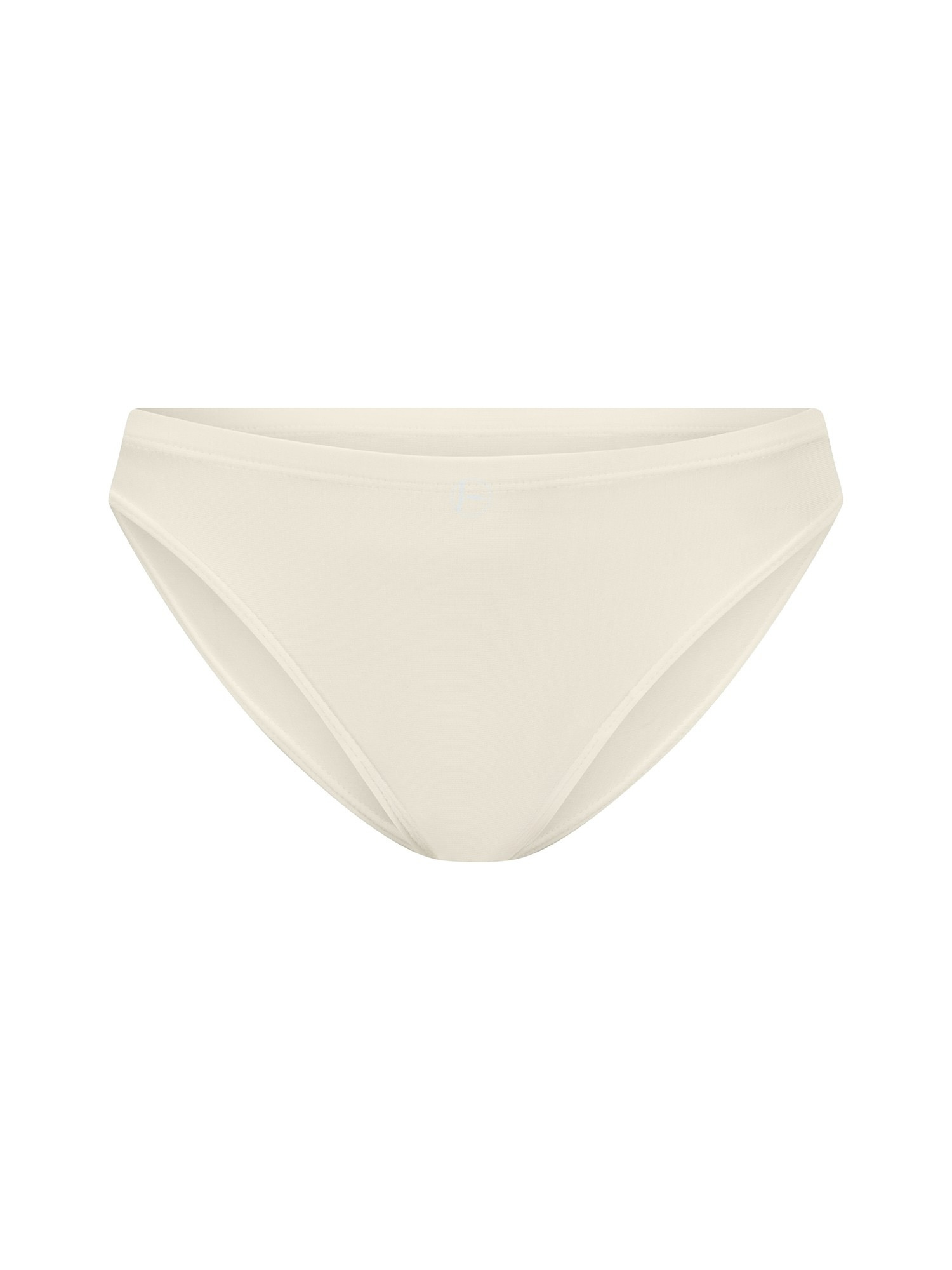 Bamboo cream bikini bottom on a white background
