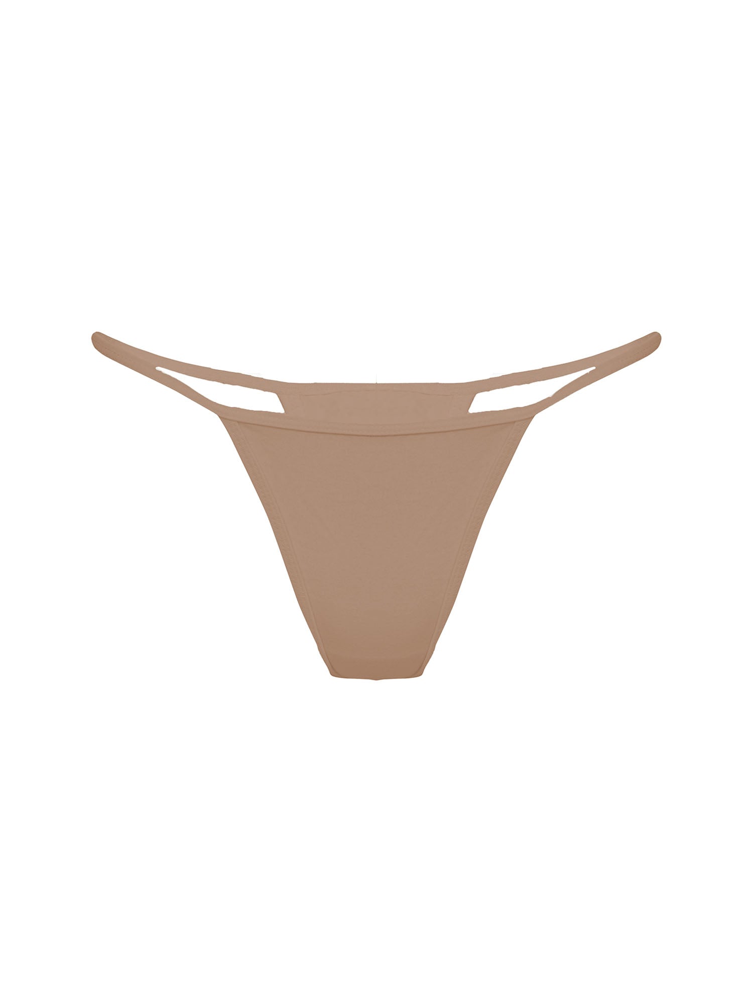 caramel barely there, string style g-string, women's bamboo underwear