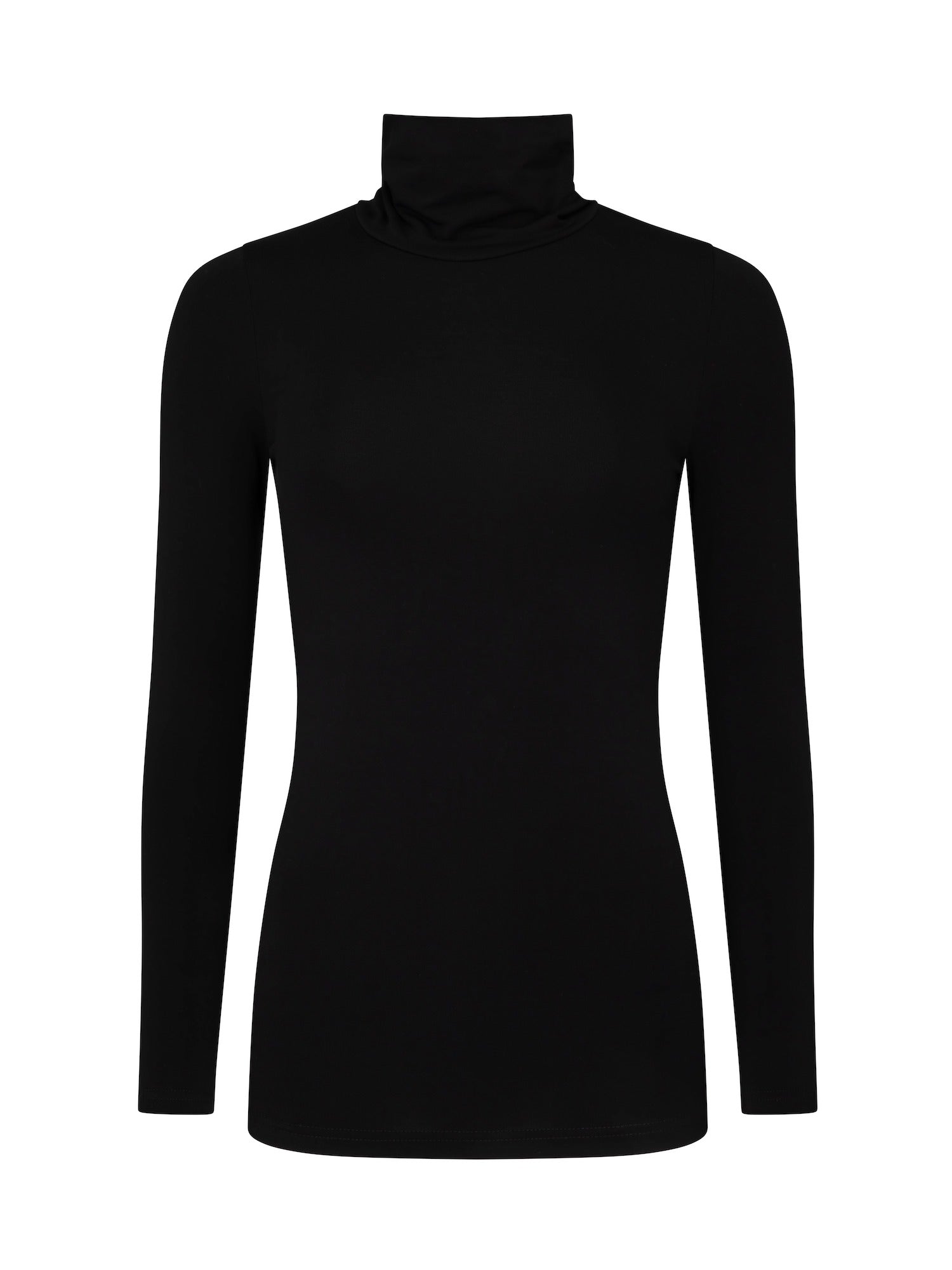 Bamboo Skivvy Turtleneck - Black