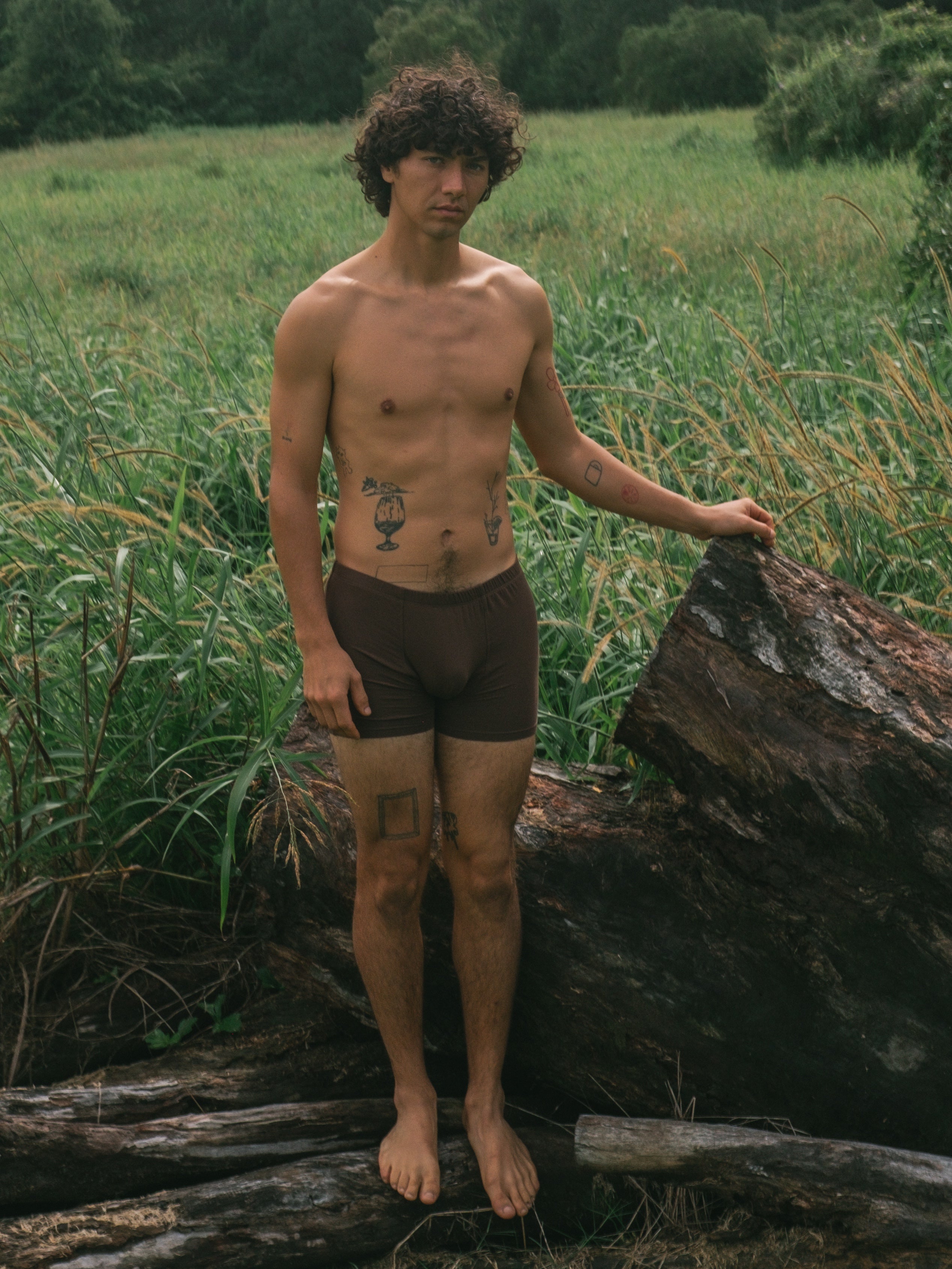 Bamboo Men's Boxers - Cocoa