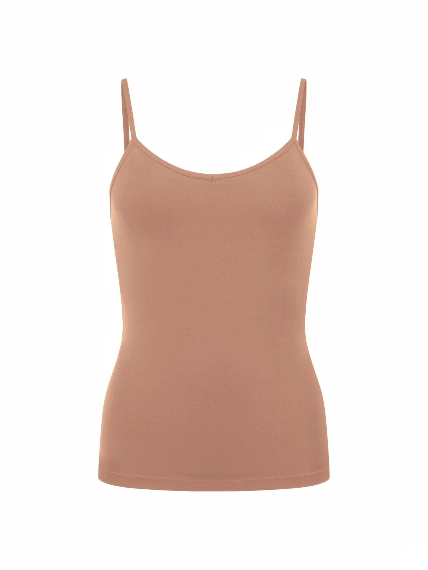 Bamboo Body Singlet - Toffee