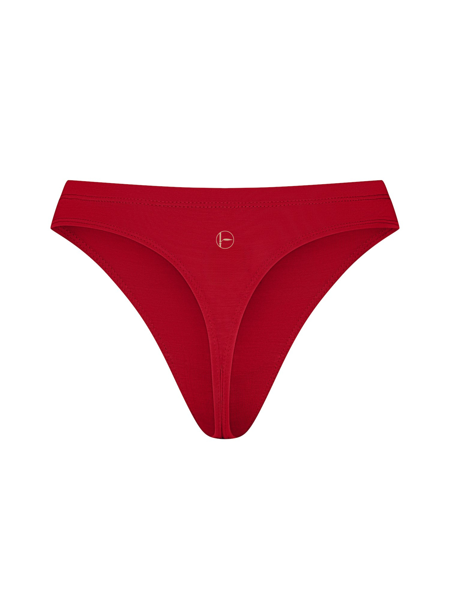 Chili red hip g-string thong, women's bamboo clothing