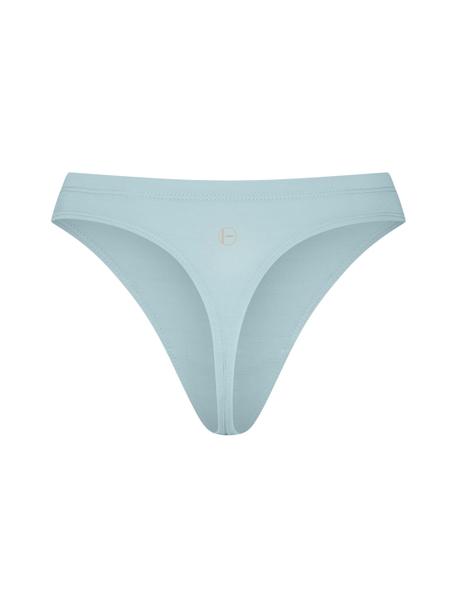 Light topaz blue hip g-string thong, women's bamboo clothing