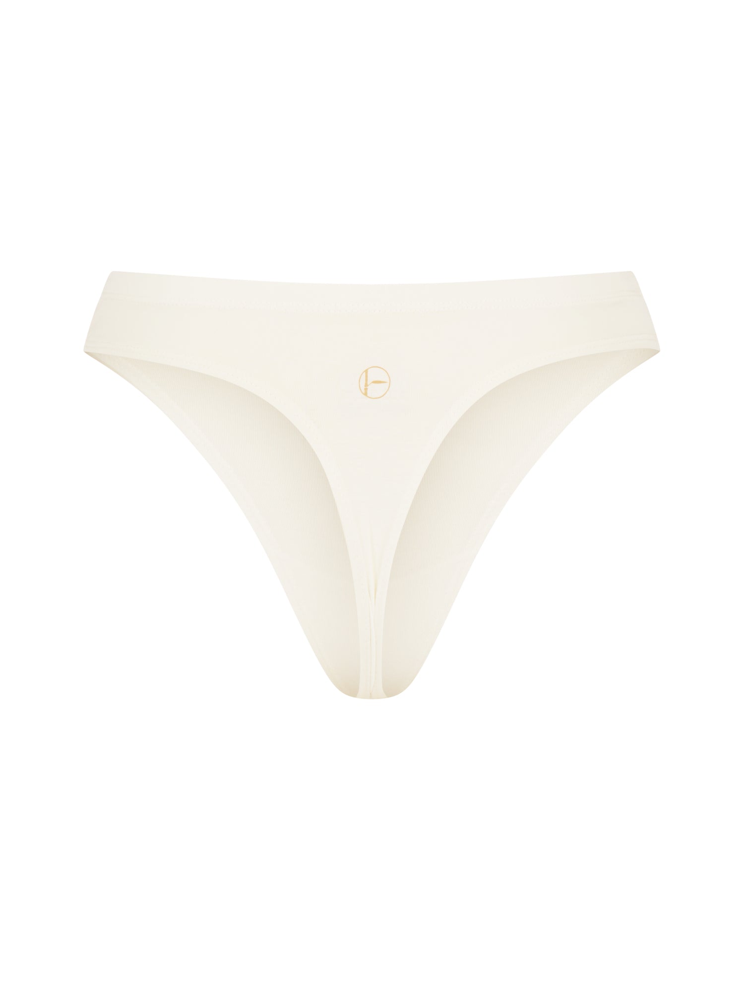 cream hip g-string, mid waist, thong back, fuller coverage g-string, women's bamboo underwear