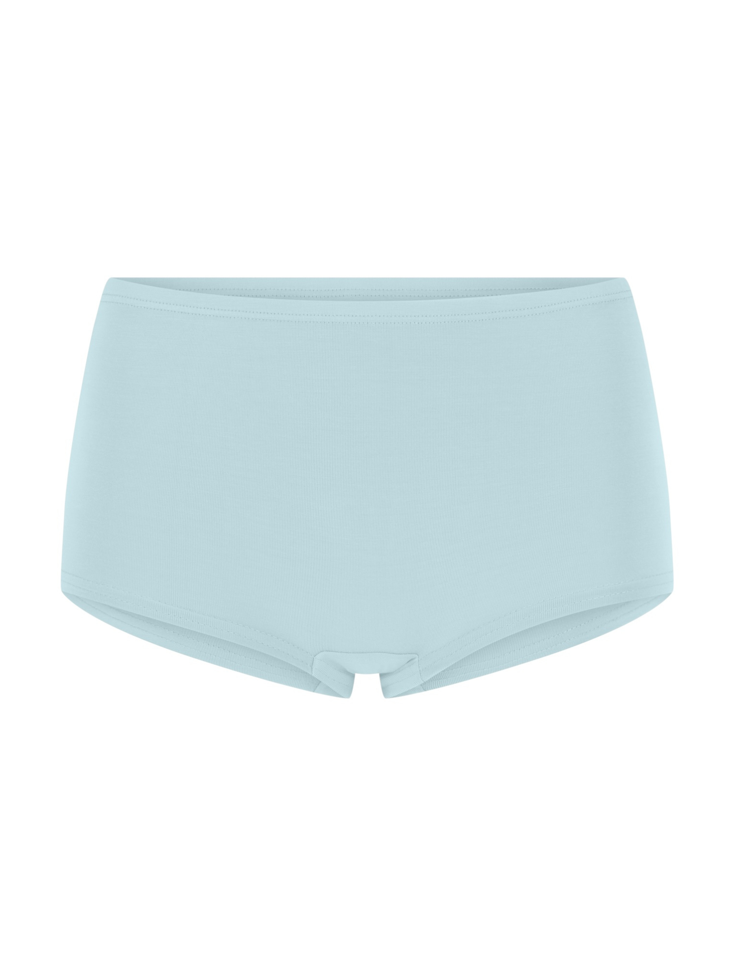 Topaz blue bamboo boyleg women's underpants on a white background