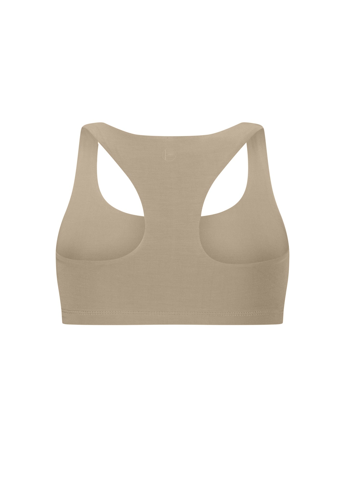 Bamboo Racer Back Bra - Caramel