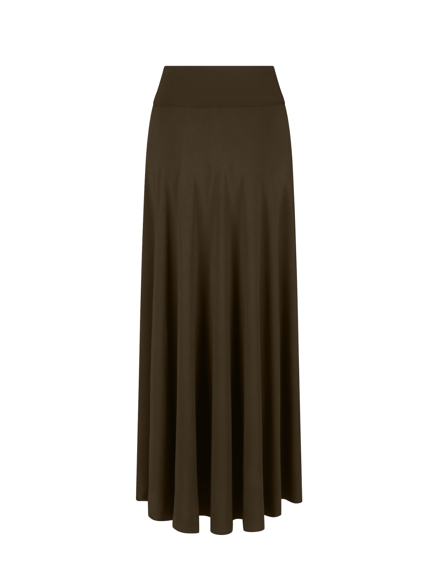 Bamboo Swishy Skirt Maxi - Cocoa