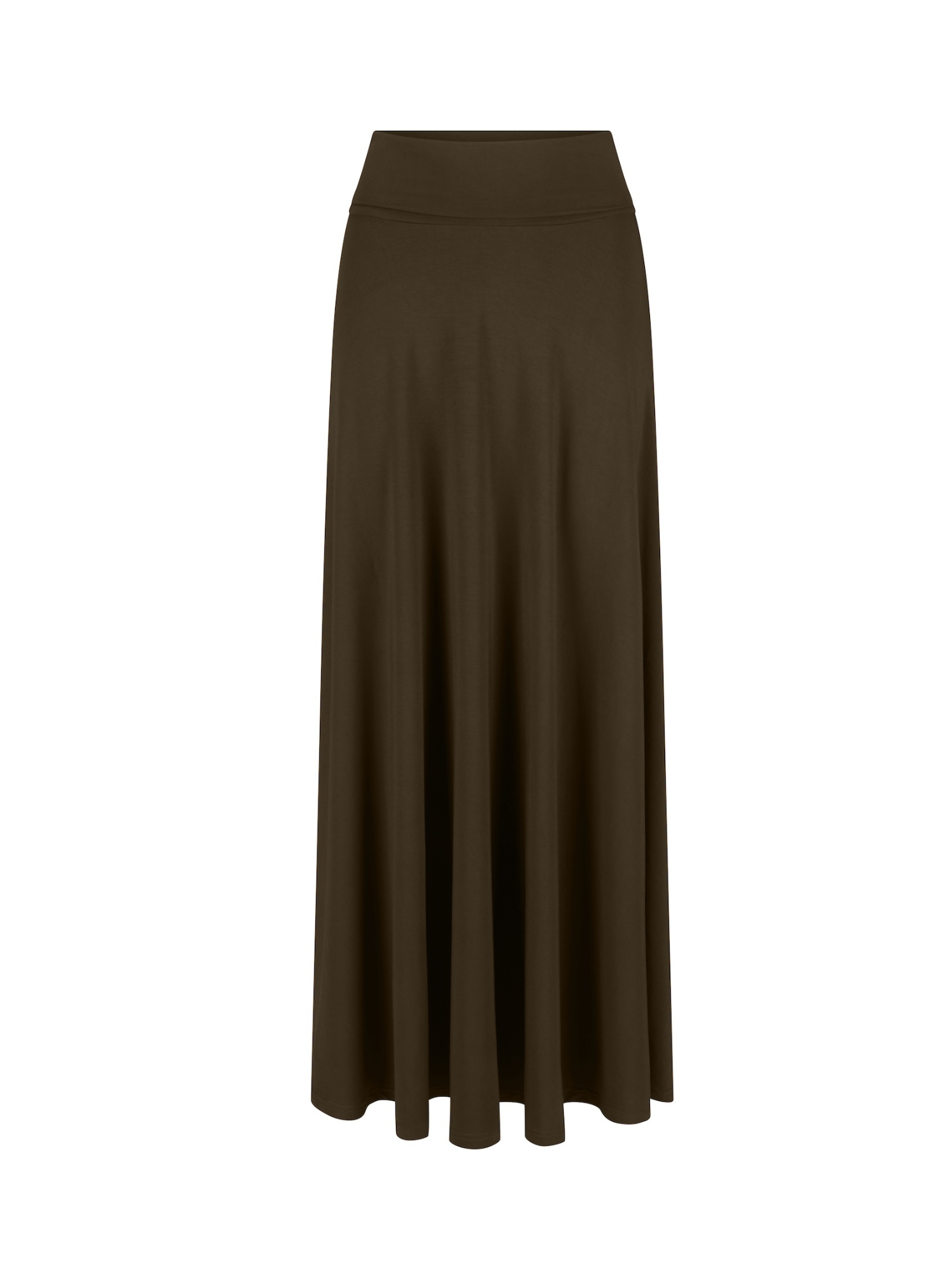 Bamboo Swishy Skirt Maxi - Cocoa