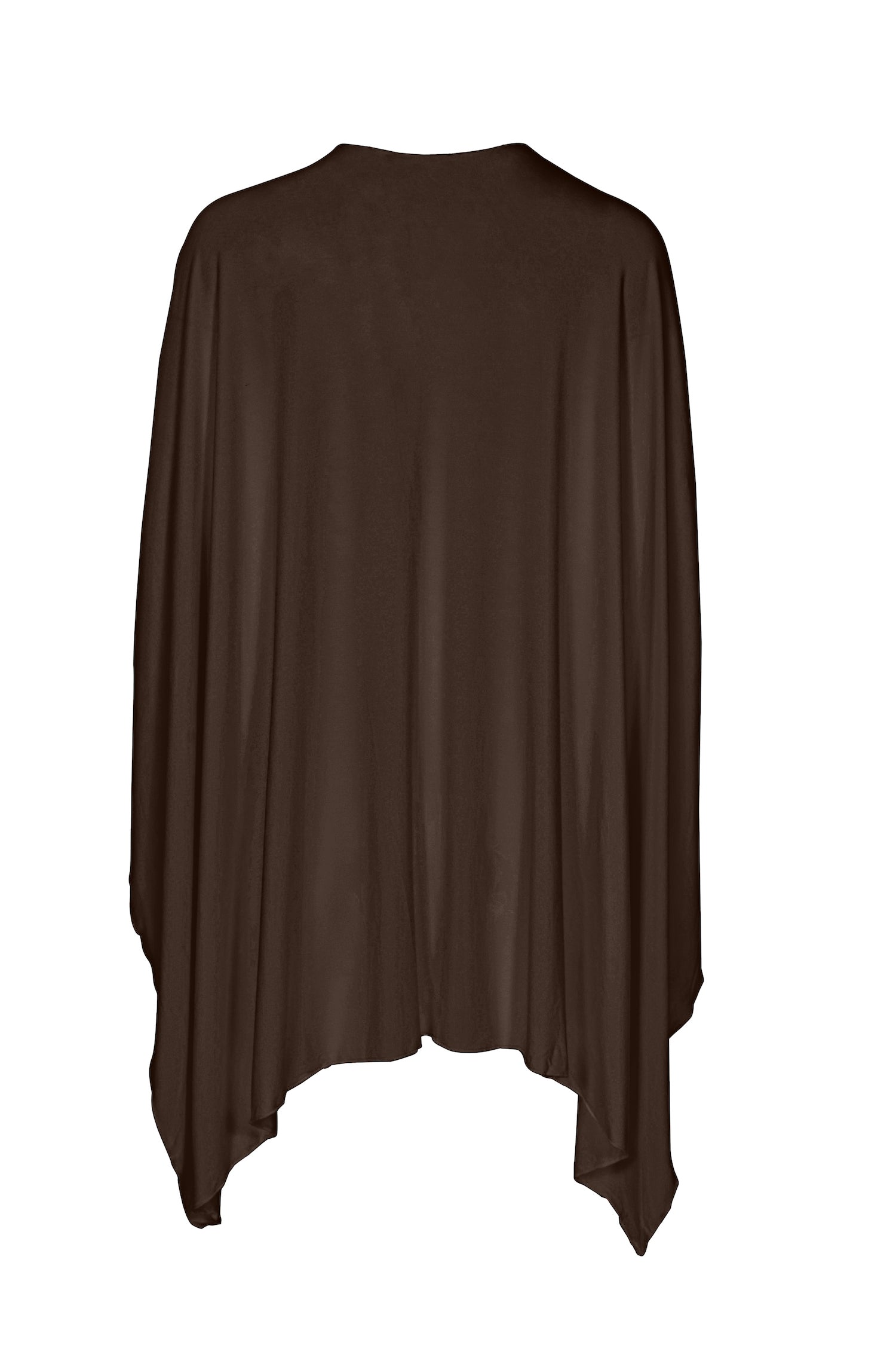 Cocoa brown large shawl, nourishing wrap, women's bamboo clothing