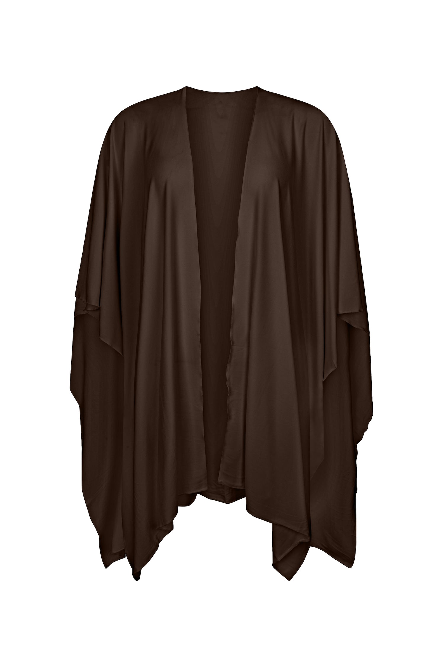 Cocoa brown large shawl, nourishing wrap, women's bamboo clothing