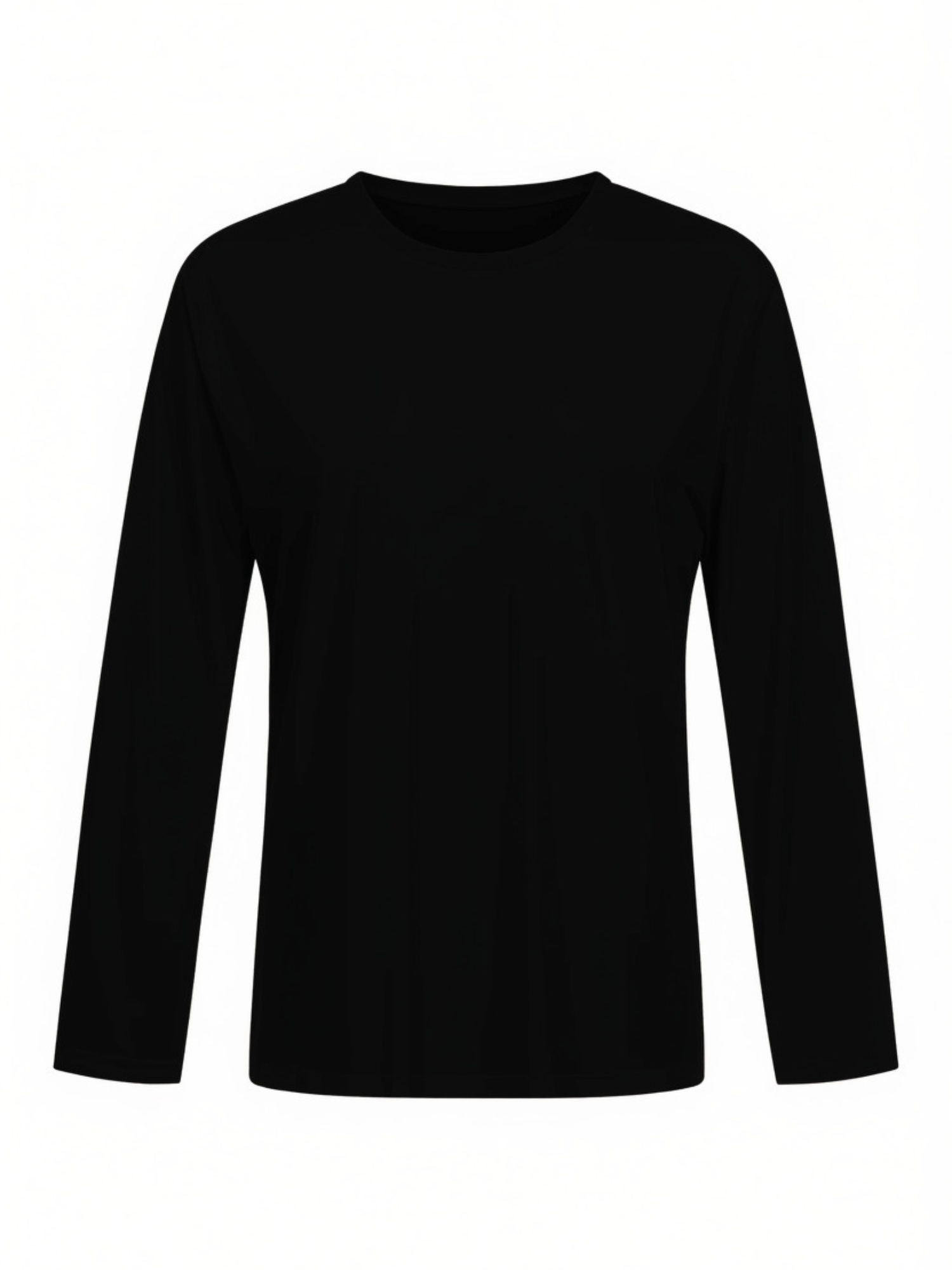 Bamboo Men's Long Sleeve T-Shirt - Black