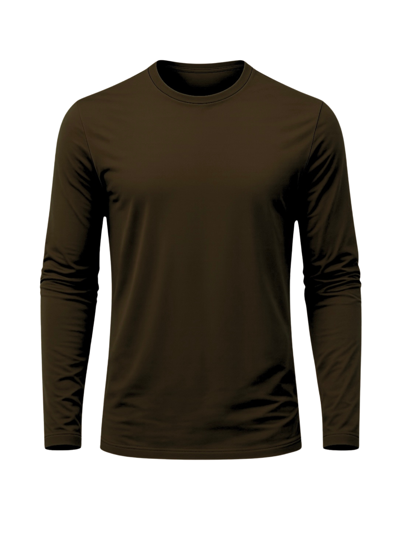 Bamboo Men's Long Sleeve T-Shirt - Cocoa