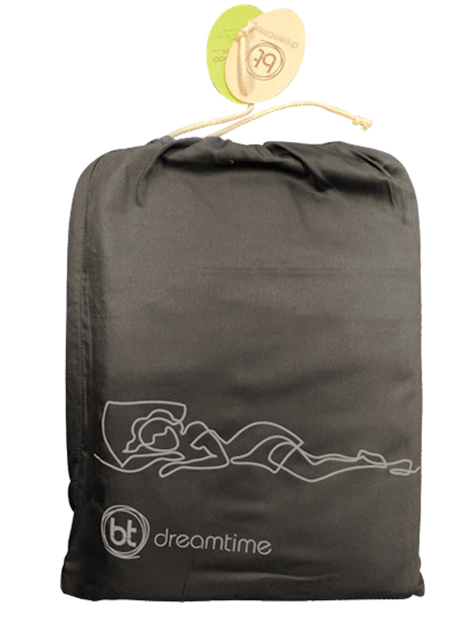 king bed bamboo sheet set with fitted sheet, flat sheet and 2 pillow slips in slate grey, bamboo bedding