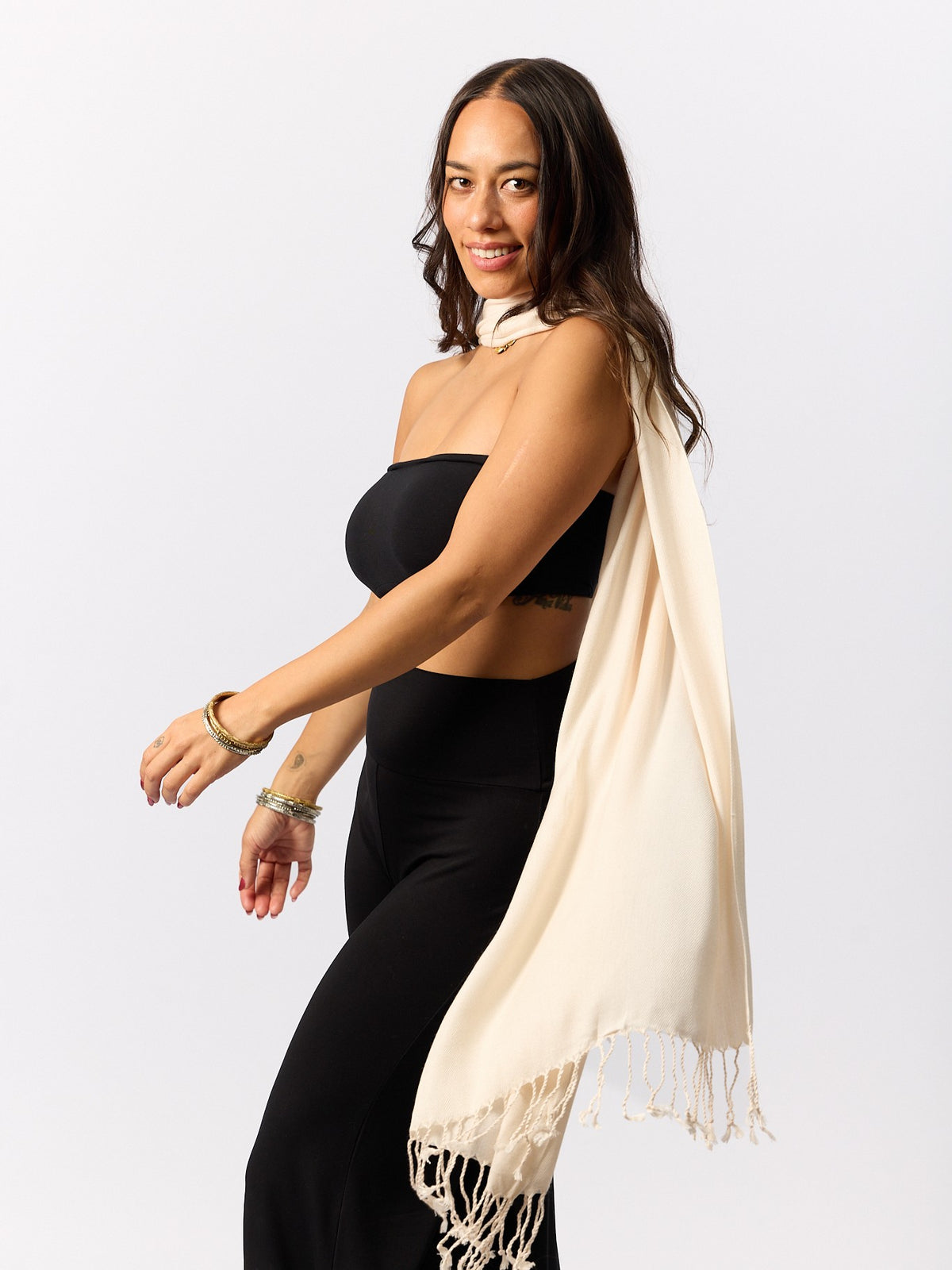 Bamboo Lightweight Scarf - Oatmeal