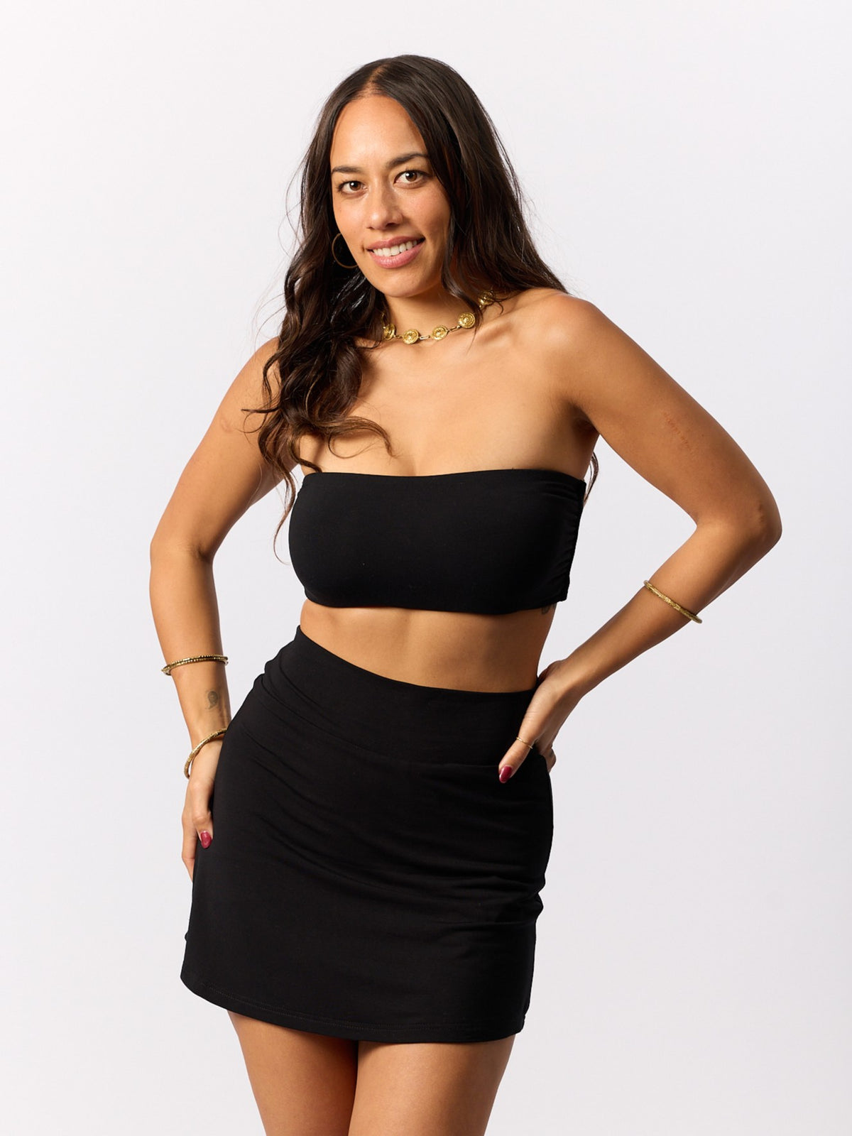 Bamboo Skort - Black