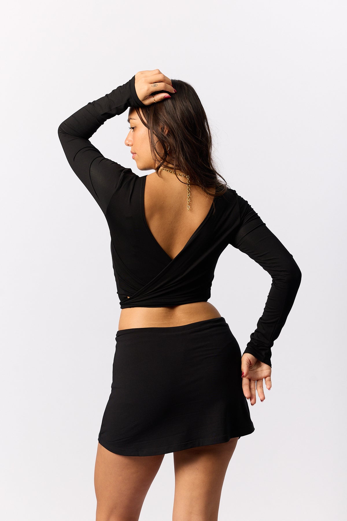 Bamboo Skort - Black