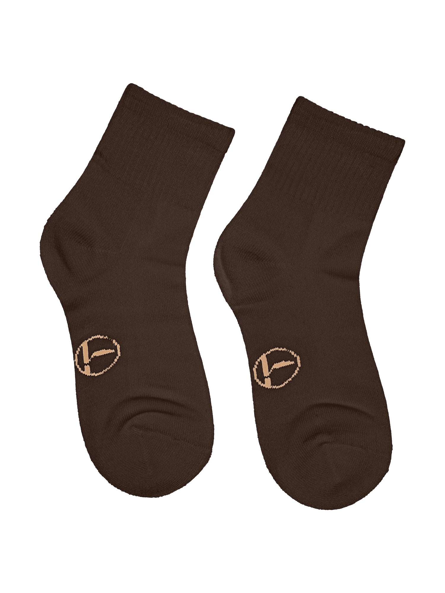 Bamboo Crew Socks - Cocoa