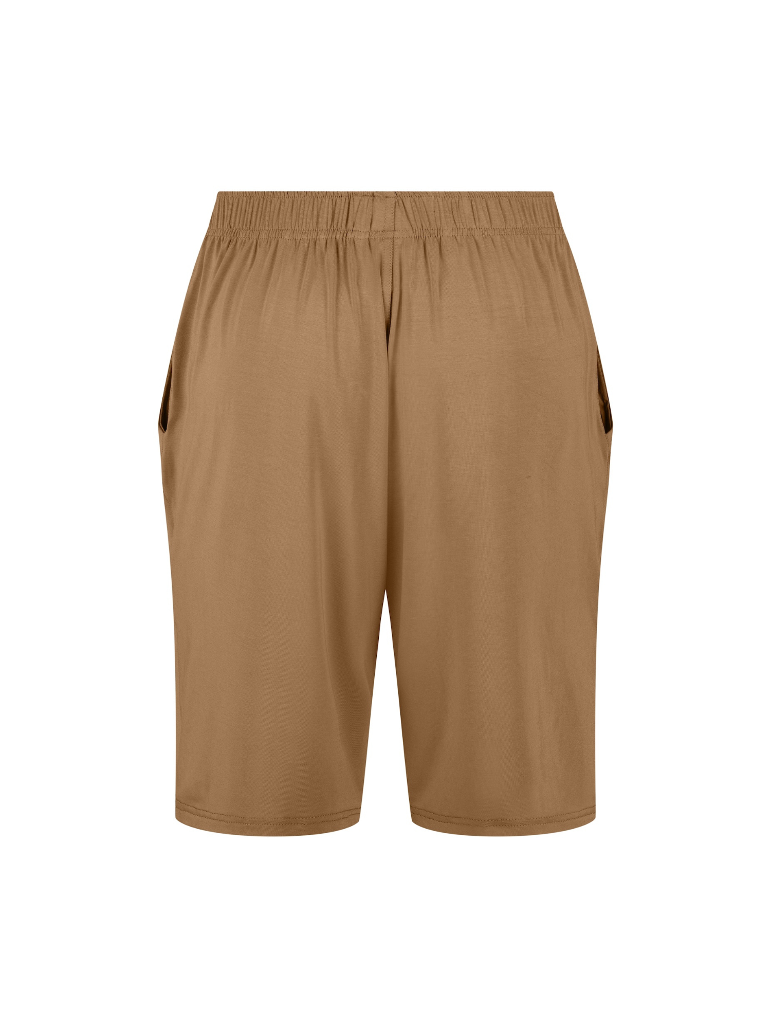 Brown shorts on a white background
