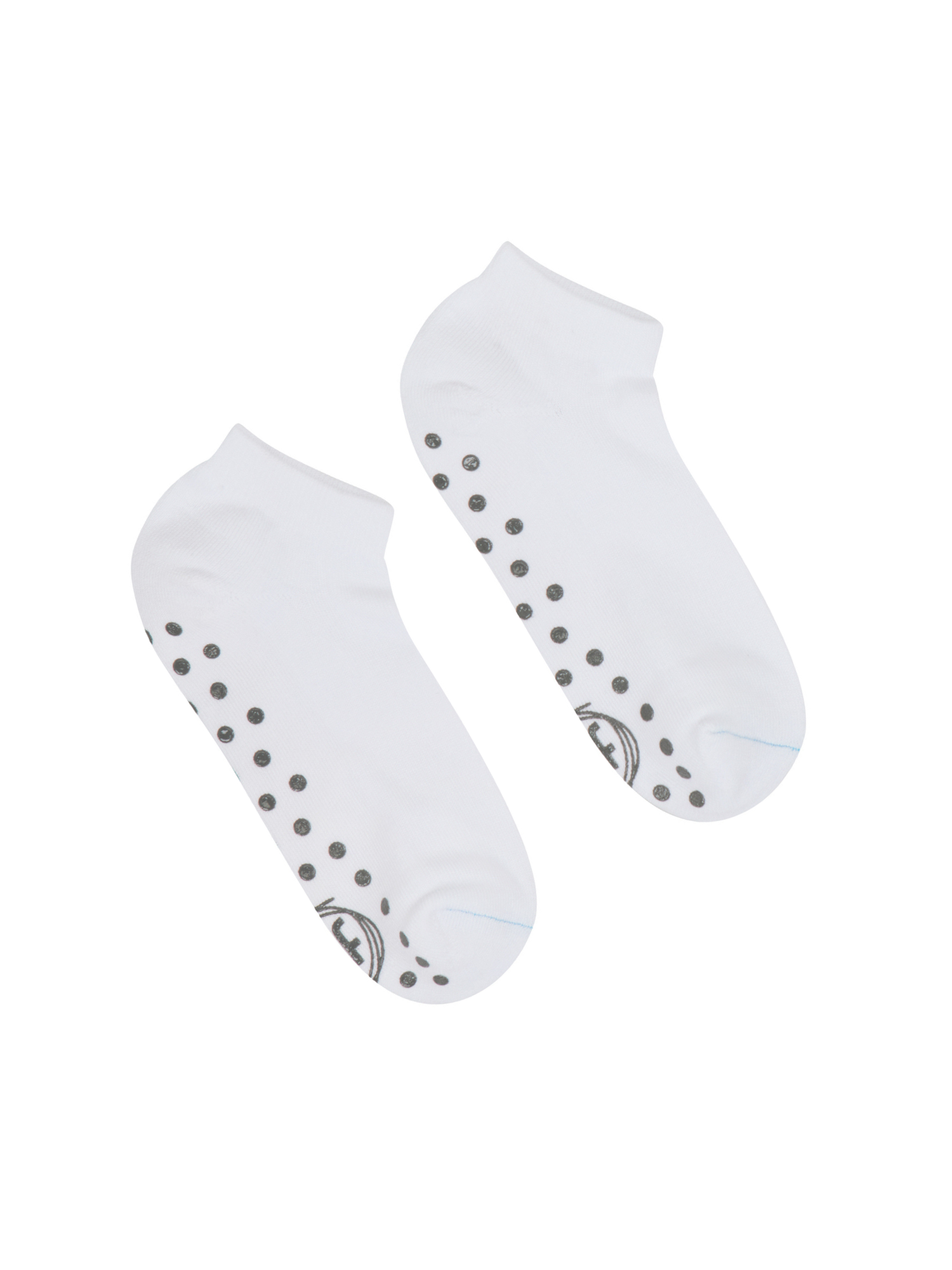 Bamboo Grip Socks - White